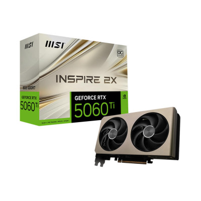 MSI Відеокарта GeForce RTX 5060 8GB GDDR7 INSPIRE 2X OC