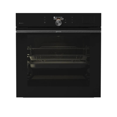Gorenje Духовий шафа Gorenje електричний, 77л, A+, Wi-Fi, пароварка, дисплей, гот. на різних рівнях, чорний
