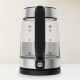 Tefal Електрочайник Glass Kettle 1.7л, скло, з підсвіткою, чорно-срібний