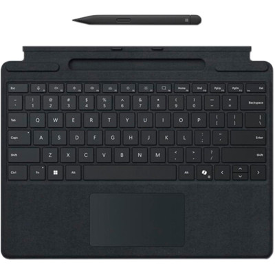 Microsoft Клавіатура зі стилусом для Surface Pro 11 чорна