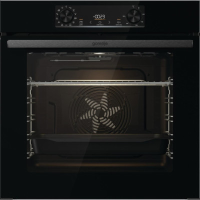 Gorenje Духова шафа Gorenje електрична, 77л, A+, дисплей, макс.темп.- 300, IconLed, чорний