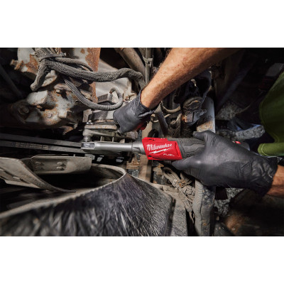Milwaukee Гайковерт ударний кутовий акумуляторний Milwaukee M12 FUEL 12В 81Нм 350об/хв +набір приладдя 1.2кг без АКБ та ЗП