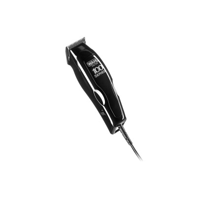 Moser Машинка для стриження WAHL HomePro 100, від мережі, вібраційний мотор, насадок-8, сталь, чорний