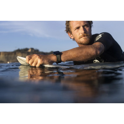 UAG Ремінець для Apple Watch 45/44/42 Torquay, Black-Turquoise