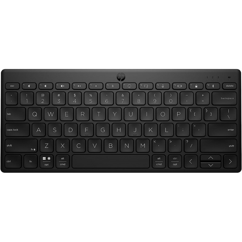 HP Клавіатура 350 Compact Multi-Device BT UKR black