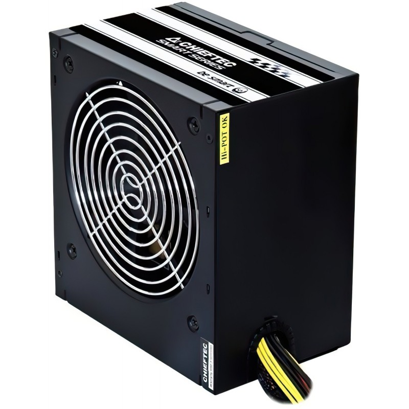 Chieftec Блок живлення RETAIL Smart GPS-600A8,600W,12cm fan,eff. >85%,24+8pin(4+4),2xMolex,4xSATA,2xPCIe 8pin(6+2)