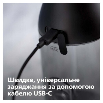 Philips Іригатор портативний Sonicare Cordless Power Flosser 3000, чаша 250 мл, чохол, 2 насадки , чорний