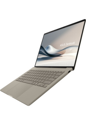 ASUS Ноутбук Zenbook A14 UX3407QA-QD202W 14" WUXGA OLED, Snapdragon X X1 26100, 16GB, F512GB, UMA, Win11, Бежевий