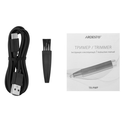 ARDESTO Тримір TR-Y5, для носа та вух, сталь, чорний