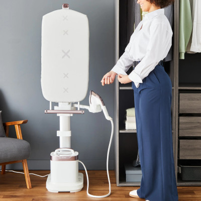 Tefal Прасувальна система Tefal IXEO Vision, 2200Вт, 1200мл, паровий удар -200гр, верт. відпарювання, керам. підошва, білий Tefal Прасувальна система Tefal IXEO Vision, 2200Вт, 1200мл, паровий удар -200гр, верт. відпарювання, керам. підошва, білий