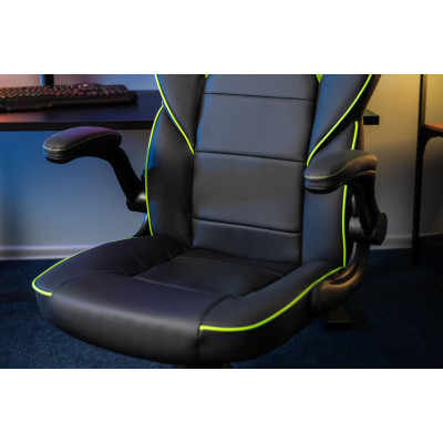2E Gaming Ігрове крісло HEBI Black/Green