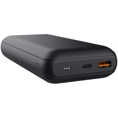 Trust Акумулятор портативний літій-іонний Power Bank Redoh, 20000мА·рік, USB-A/2хUSB-C, 18W, QC 3.0, PD, чорний