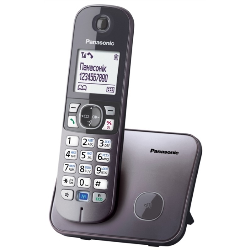 Panasonic Радіотелефон DECT KX-TG6811UAM, Metallic