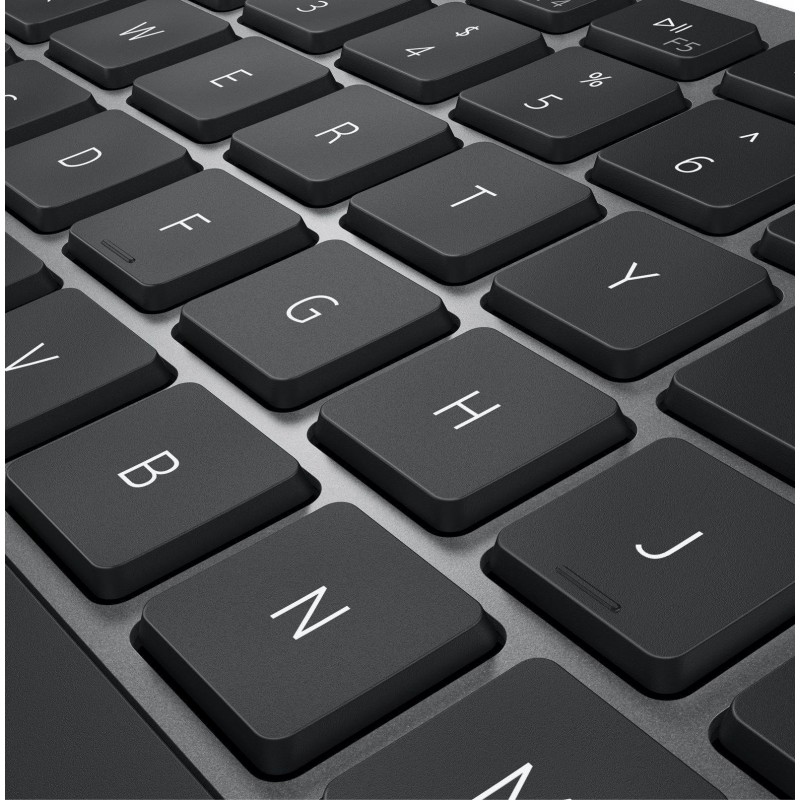 Dell Клавіатура Compact Multi-Device Wireless Keyboard - KB740 - Russian(QWERTY)