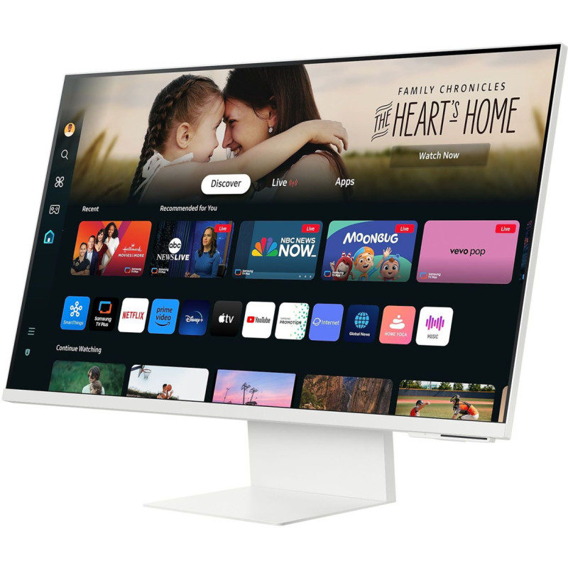 Samsung Монітор 32"Smart M8 S32BM801 HDMI, USB, Bluetooth, MM, Cam, VA, 3840x2160, 4ms