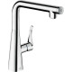 Hansgrohe Змішувач для кухні Metris Select, довж.виливу - 248мм, поворотний, важіль + кнопка, хром