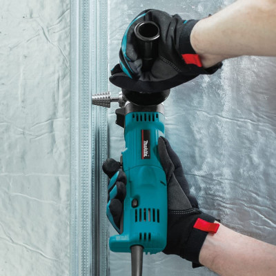 Makita Кутова дриль DA3010F, 450 Вт, 2400 об/хв, 1.5-10мм, 1.6кг