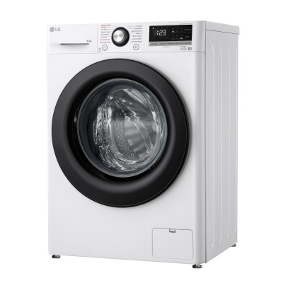 LG Пральна машина фронтальна, 8,5кг, 1200, A+++, 48см, дисплей, пара, інвертор, білий LG Пральна машина фронтальна, 8,5кг, 1200, A+++, 48см, дисплей, пара, інвертор, білий