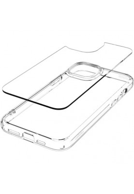 Spigen Чохол для Apple iPhone 15 Plus Crystal Hybrid, Crystal Clear