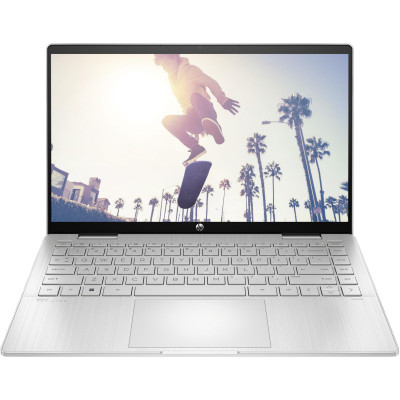 HP Ноутбук Pavilion x360 14-ek2002ua 14" FHD IPS Touch, Intel 7-150U, 16GB, F1024GB, UMA, DOS, сріблястий
