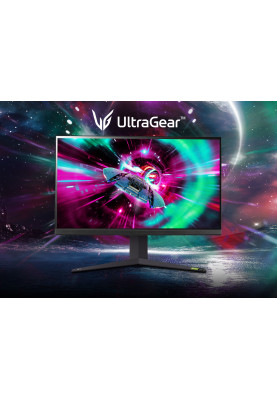 LG Монітор 31.5" 32GR93U-B 2xHDMI, DP, USB, Audio, IPS, 3840x2160, 144Hz, 1ms, DCI-P3 95%, G-SYNC, FreeSync, Pivot, HDR400