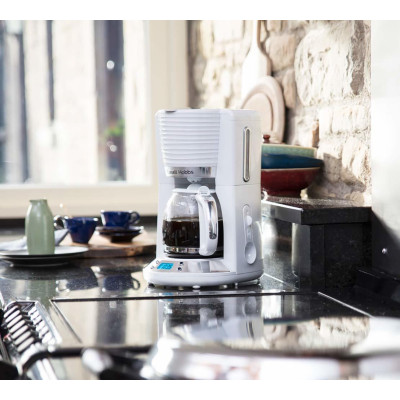Russell Hobbs Кавоварка Russell Hobbs крапельна Inspire 1,25л, мелена, 10 чашок, таймер вимкнення, білий
