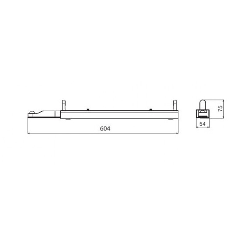 LEDVANCE Luminarie УФ LINEAR HOUSING 440mm 1XTUBE UVC SENSOR WT