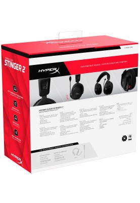 HyperX Гарнітура Cloud Stinger 2 3.5mm Black