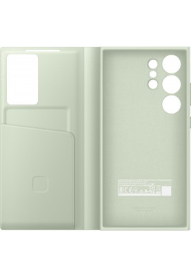 Samsung Чохол для Galaxy S24 Ultra (S928), Smart View Wallet Case, зелений світлий