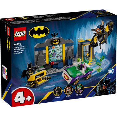 LEGO Конструктор Super Heroes Пещера Бетмена з Бетменом, Бетґьорл і Джокером