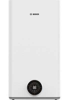 Bosch Водонагрівач електр. плоский слім Tronic 4500, 100л, 1.5кВт, ун. монтаж, електр. кер-ня, B, білий