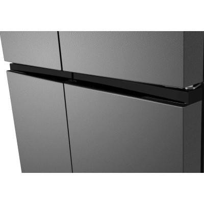 TCL Холодильник багатодверний, 185х84х68, холод.відд.-301л, мороз.відд.-169л, 4 дв., A++, NF, інв., диспл зовн., зона св-ті, нерж