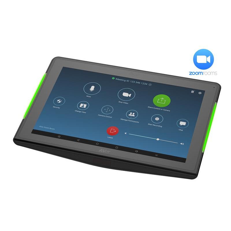 AVER Контролер CP10 G2, Android 10, дисплей 10.1', PoE+, Zoom Rooms, чорний