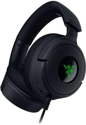 Razer Гарнітура ігрова Kraken V4 X, 7.1, USB-A, 1.8м, RGB, чорний