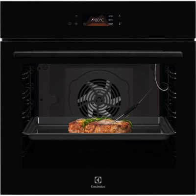 Electrolux Духовий шафа Electrolux електричний, 72л, A+, пара, дисплей, конвекція, телескопічні напрямні, чорний