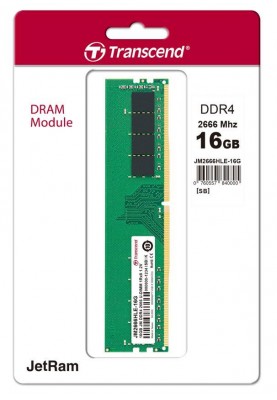 Transcend DDR4-2666 U-DIMM (JetRam)[Пам'ять ПК DDR4 16GB 2666]