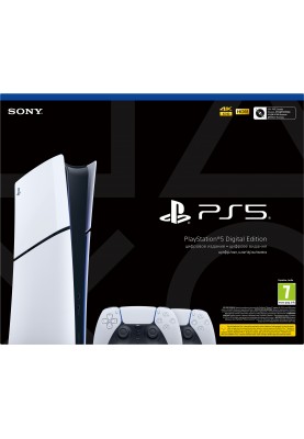 PlayStation Ігрова консоль 5 Slim Digital Edition (2 геймпади Dualsense)