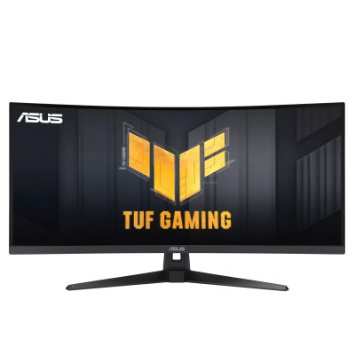 ASUS Монітор 34" TUF Gaming VG34VQ3B 2xHDMI, 2xDP, 4xUSB, MM, VA, 3440x1440, 21:9, 180Hz, 1ms, DCI-P3 90%, CURVED, AdaptiveSync, HDR400