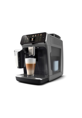 Philips Кавомашина Philips Series 5500, 1.8л, зерно+мелена, автомат.капуч, дисплей, авторецептів -22, холодна кава, сріблясто-чорний
