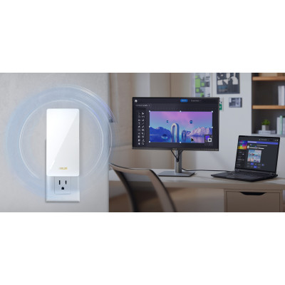 ASUS Розширювач покриття WiFi RP-BE58 AX3000 1xGE LAN, MESH