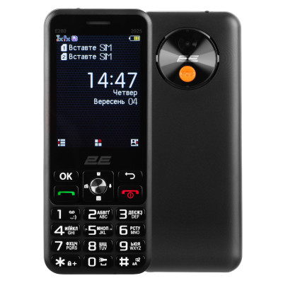 2E Мобільний телефон E280 2025 2.8" 2SIM, 1500мА•год, чорний