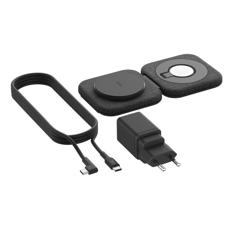 Belkin Зарядний пристрій бездротовий 2в1 15Вт Travel Pad Qi2