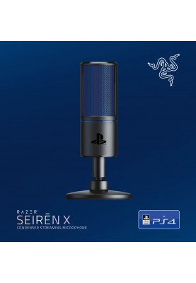 Razer Seiren X[PS4, black/blue]