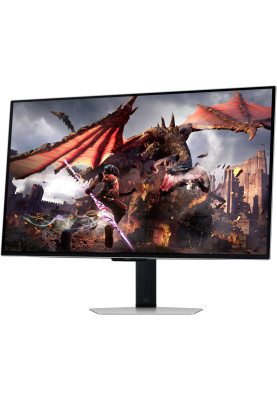 Samsung Монітор 32" Odyssey G80SD HDMI, DP, USB, Bluetooth, OLED, 3840x2160, 240Hz, 0.3ms, G-Sync Compatible