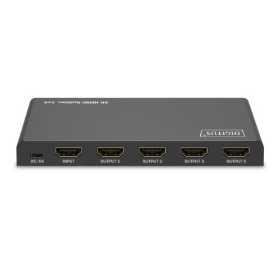Digitus Відеосплітер DIGITUS HDMI (INx1 - OUTx4), 4K Digitus Відеосплітер DIGITUS HDMI (INx1 - OUTx4), 4K