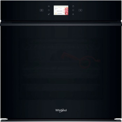 Whirlpool Духова шафа електрична, 73л, A+, дисплей, конвекція, піроліз, телескопічні напрямні, чорний