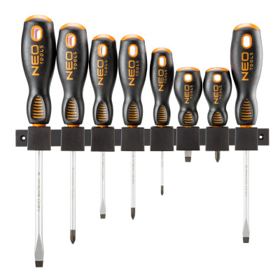 Neo Tools Викрутки, набір 8шт, SL,PH, сталь S2