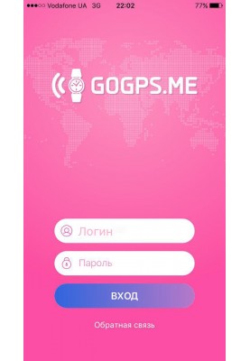 GoGPSme телефон-годинник з GPS трекером  К20[K20GD]