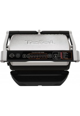 Tefal Гриль притискний OptiGrill+ Initial 2000Вт, темп. режимів-5, знімні пластини, метал