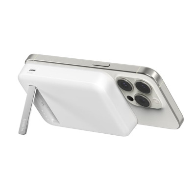 Belkin Акумулятор портативний літій-іонний Power Bank 10000мА·год, 15Вт, MagSafe Qi2, білий